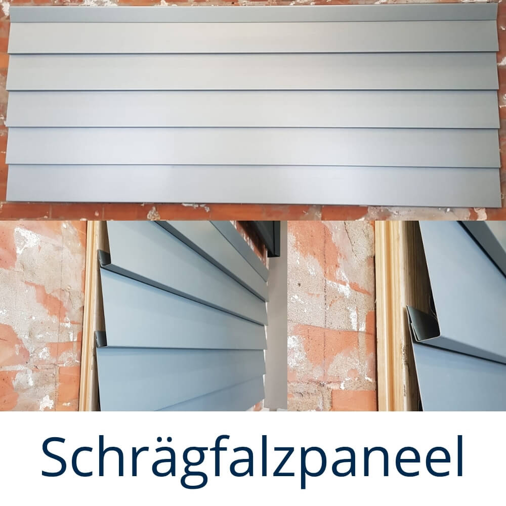Schrägfalzpaneel