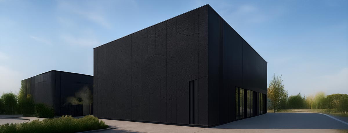 Metallfassade-Ansicht-01-dünengeflüster Individuelle Metallfassade Dünengeflüster Schreiber