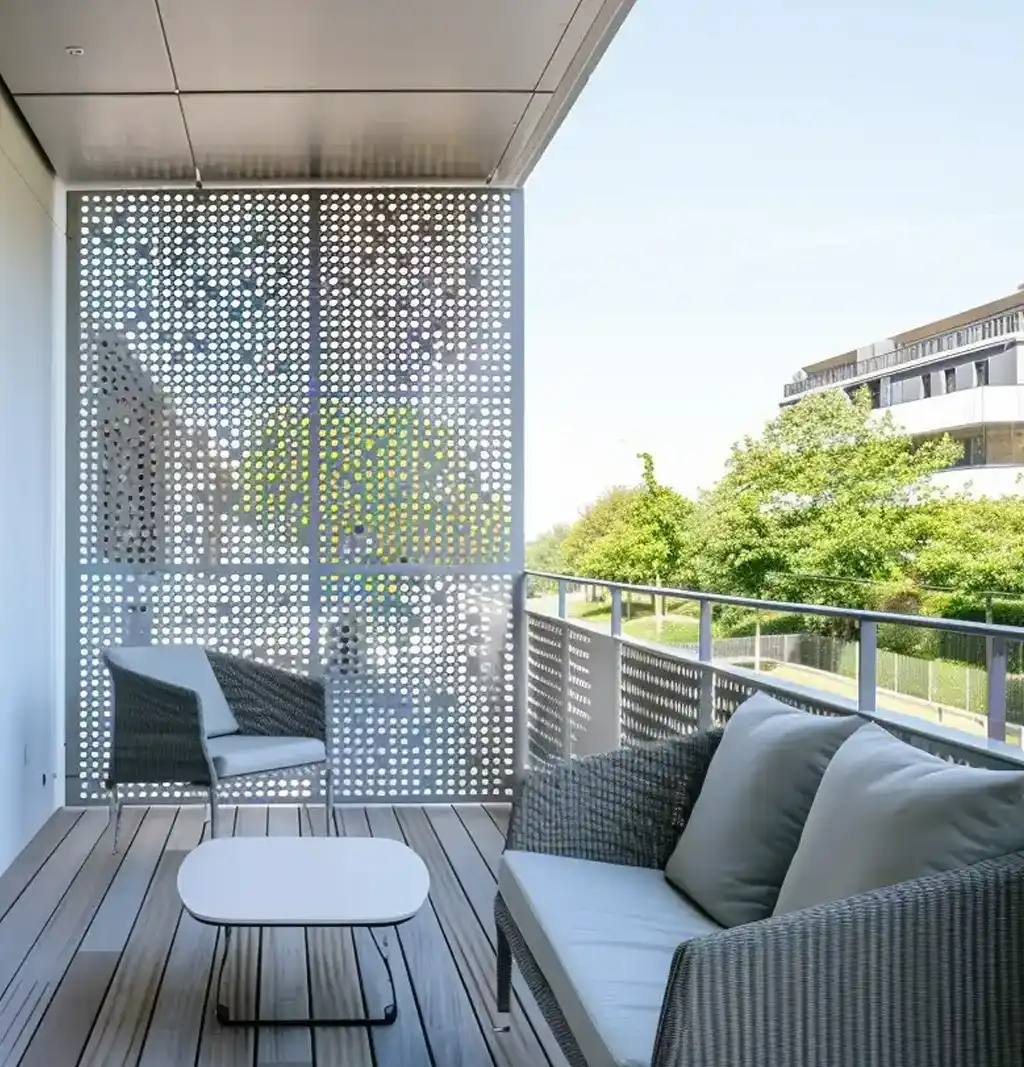 Sichtschutz für Balkon und Terrasse vom Meisterbetrieb Schreiber