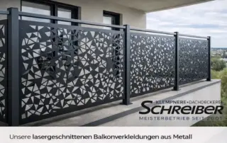 Sichtschutz für Balkon und Terrasse vom Meisterbetrieb Schreiber