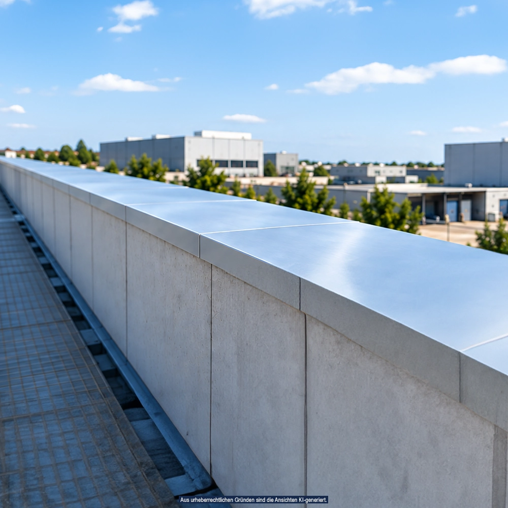Dach - Mauerabdeckungen aus Aluminium vom Meisterbetrieb Schreiber